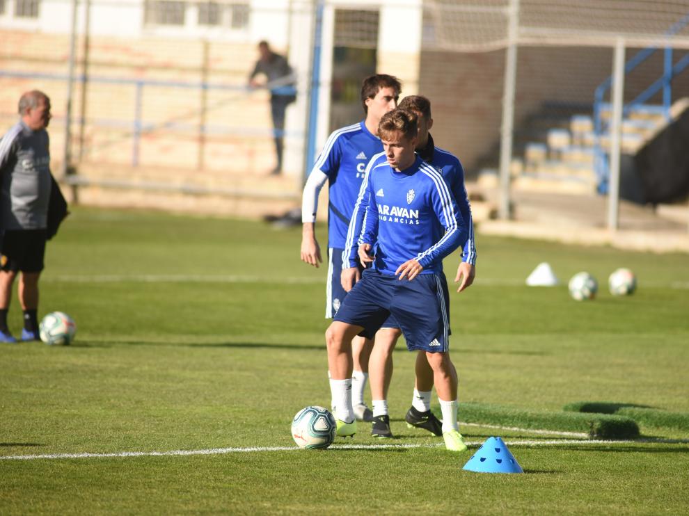 El Real Zaragoza ha comenzado a preparar el partido de la próxima jornada de Liga que le enfrentará el sábado 30 al Girona en el estadio de La Romareda