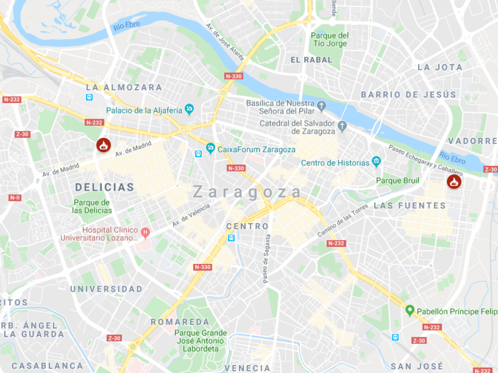 Los incendios no han sido graves y se han originado en puntos muy alejados, por lo que se descarta que tengan algo que ver
