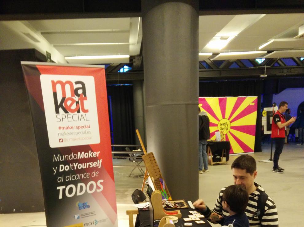 Stand de Make It Special en la feria maker de Bilbao.