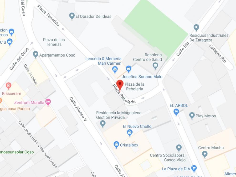Zona donde ocurrieron los hechos.