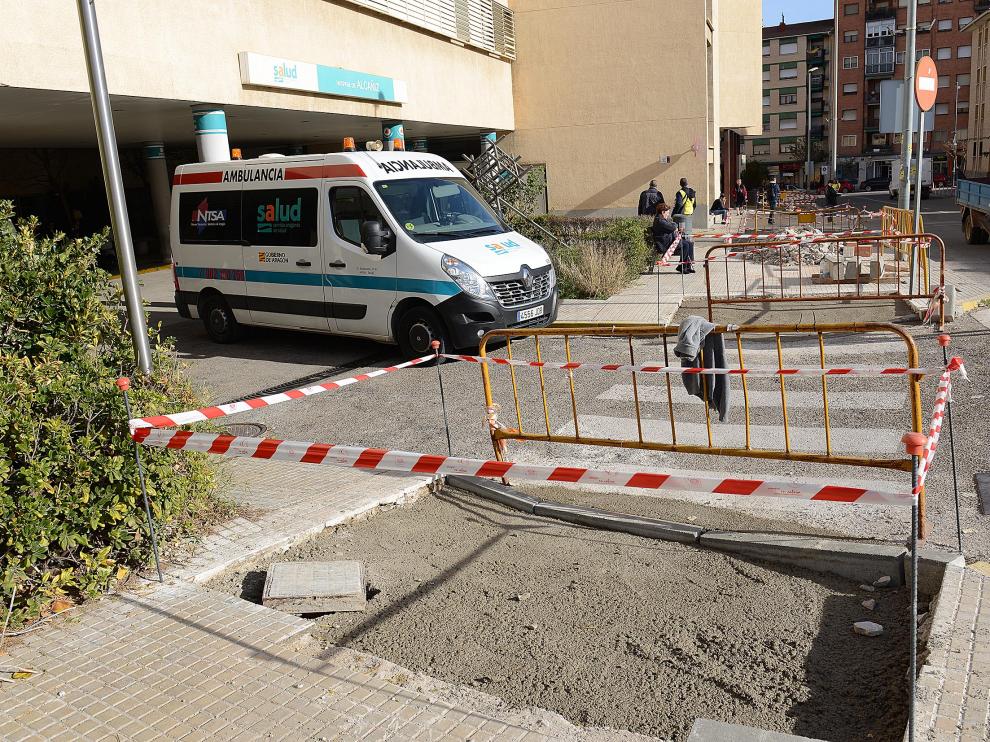 Algunas de las obras se están llevando a cabo en el entorno del hospital.