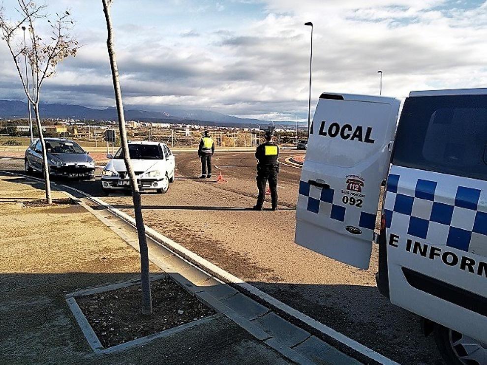 El conductor enfermo fue interceptado en una rotonda de acceso a Plhus