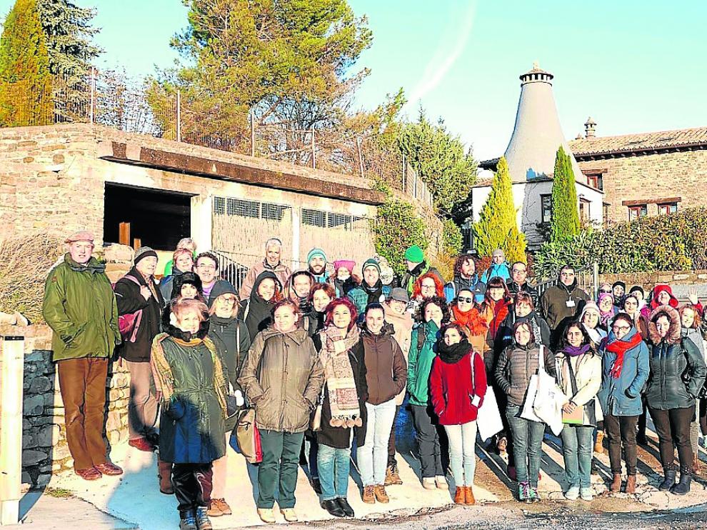 Participantes en el curso avanzado del IAMZ en el municipio de Artieda.