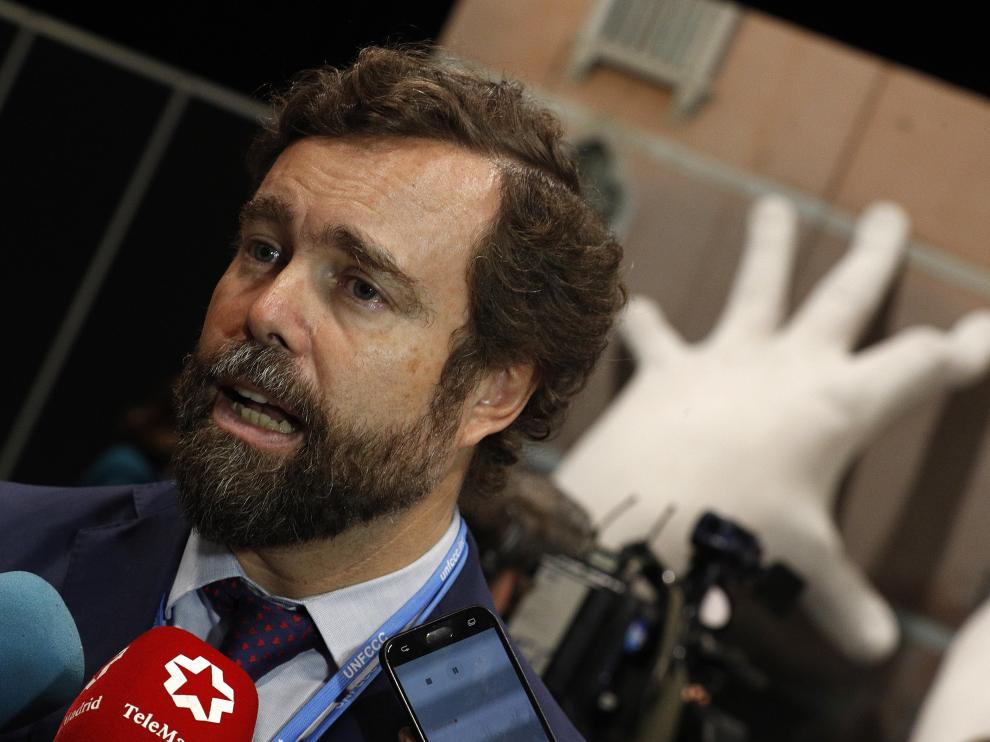 Iván Espinosa de los Monteros, en la inauguración de la Cumbre del Clima.