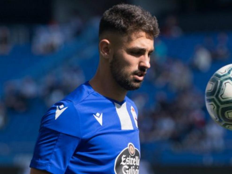 Nolaskoain raja contra su equipo.