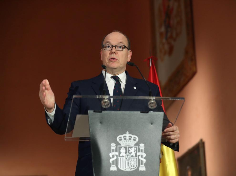 Alberto de Mónaco en la Cumbre del Clima 2019.