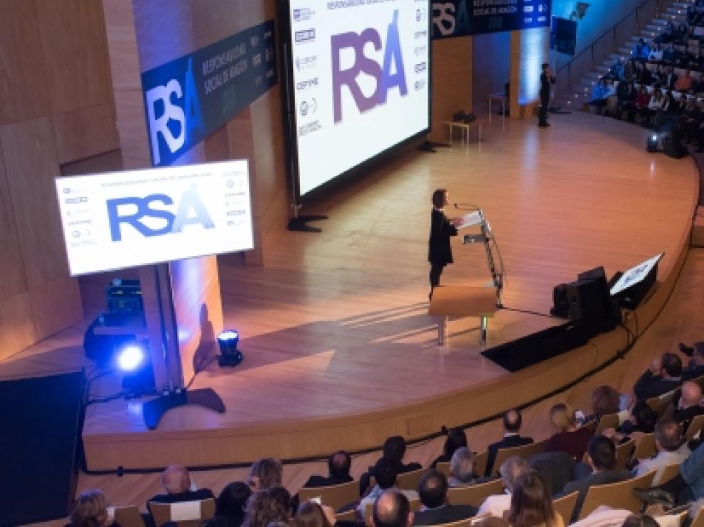 La pasada edición de los Premios Responsabilidad Social de Aragón.