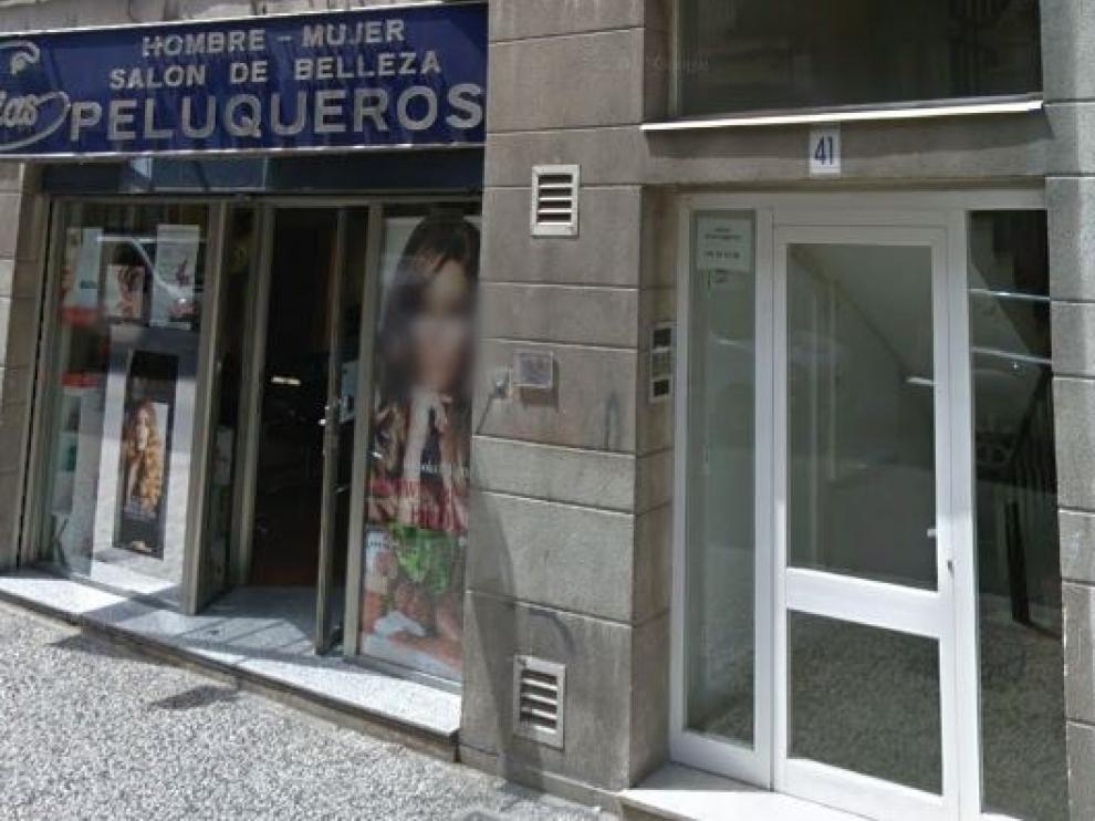 Los hechos sucedieron a la altura del numero 41 de la calle Pamplona Escudero.