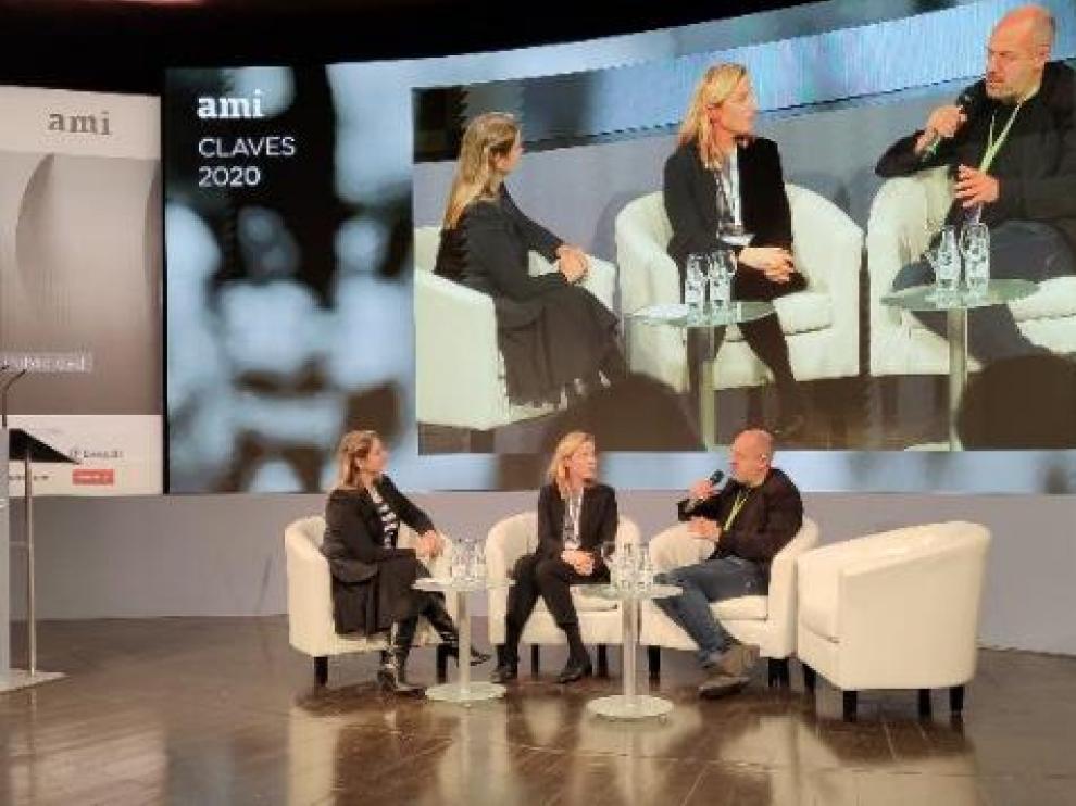 Louis Dreyfus, Presidente de Le Monde (Francia,) y Anna Careborg, CEO de Svenska Dagbladet (Suecia)