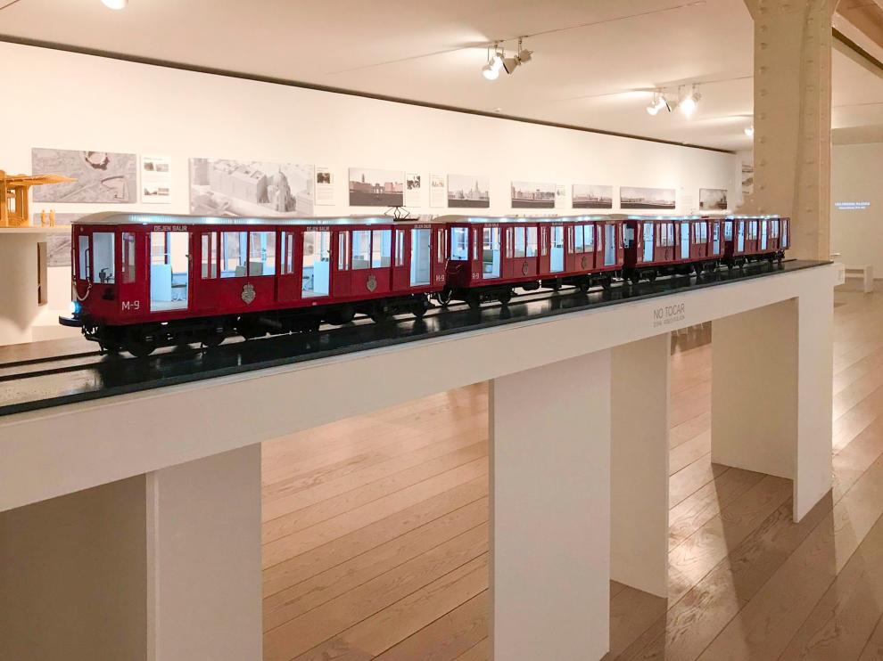 Imagen de la maqueta realizada por Aitiip, en el Museo ABC de Madrid.