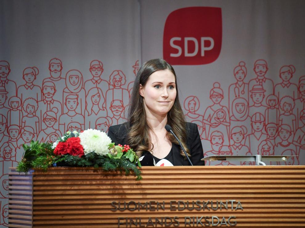 Sanna Marin será nombrada esta semana a las 34 años primera ministra de Finlandia.