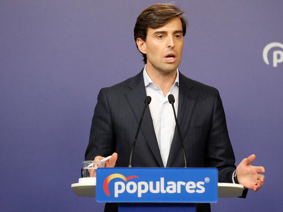 El vicesecretario de Comunicación del PP, Pablo Montesinos.