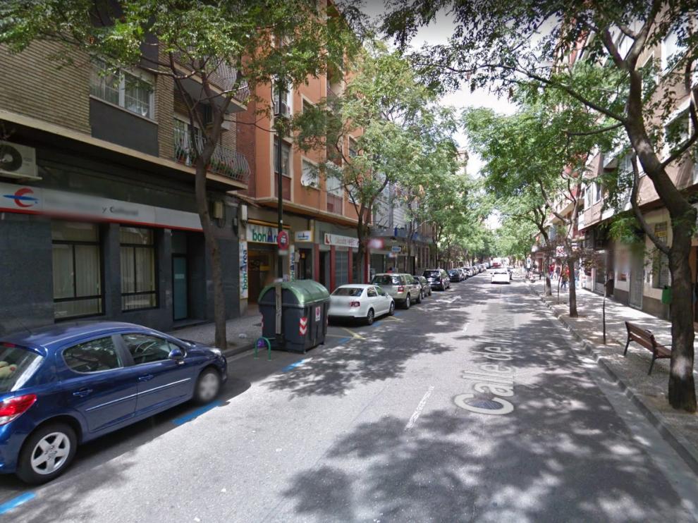 Una imagen de la calle de Unceta, en Zaragoza.
