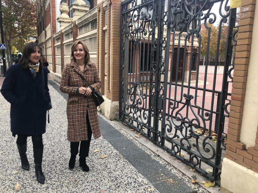 Lola Ranera y Pilar Alegría, en Casa Solans