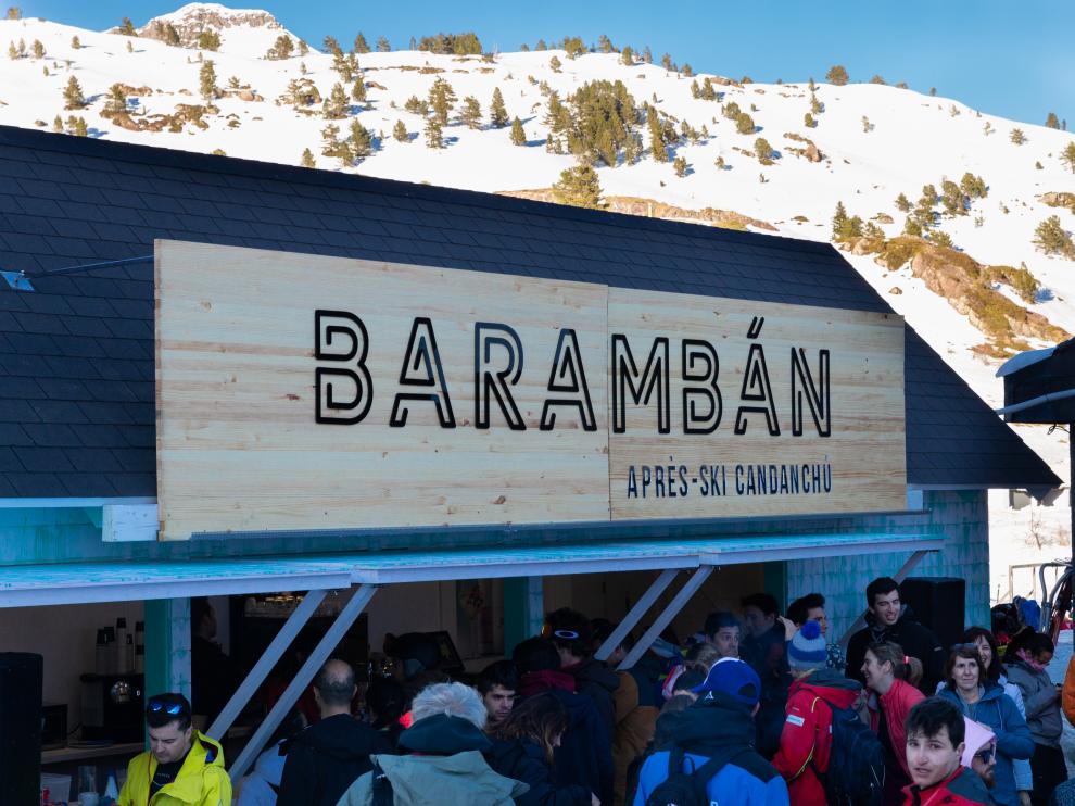 El Barambán, la opción que ofrece Candanchú para el 'après ski'.