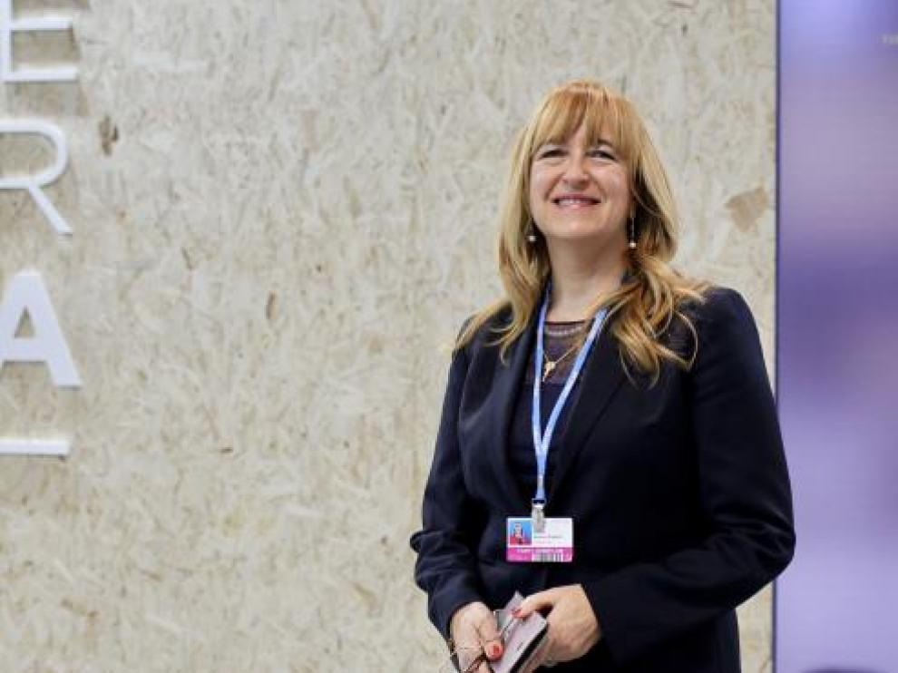 Blanca Moreno-Dodson, en la Cumbre del Clima, en Madrid.
