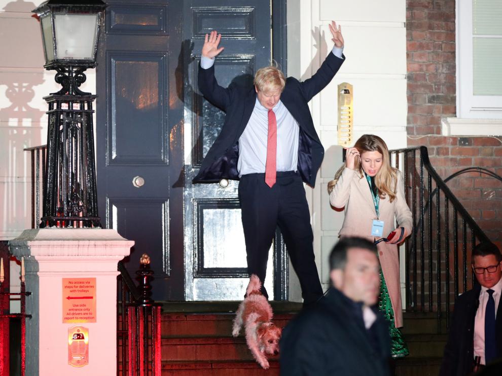 Boris Jonhson consigue la mayoría absoluta para sacar adelante el 'brexit'.