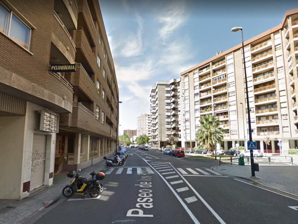 El atropello se produjo a la altura del número 5 del paseo de los Rosales, en Zaragoza.