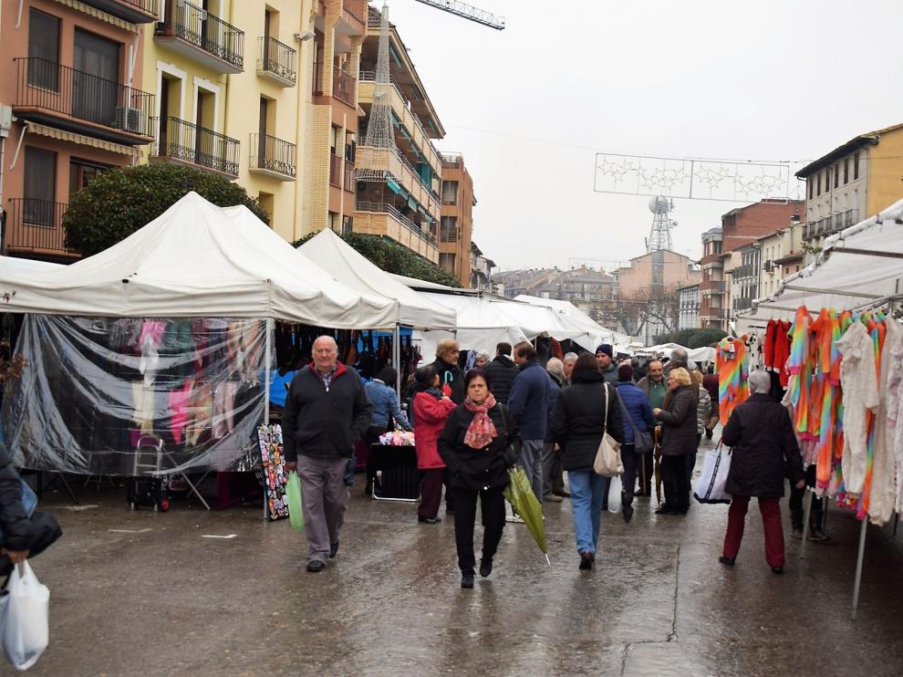 Feria de Santa Lucía en Graus el año pasado.