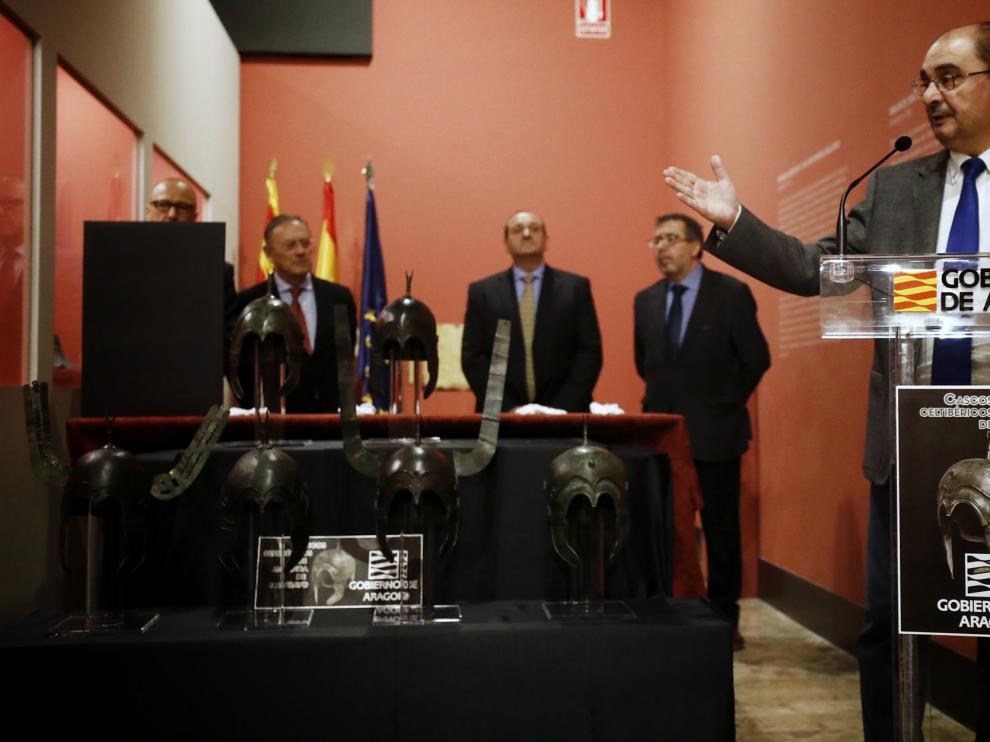 Lambán, este viernes en el Museo de Zaragoza