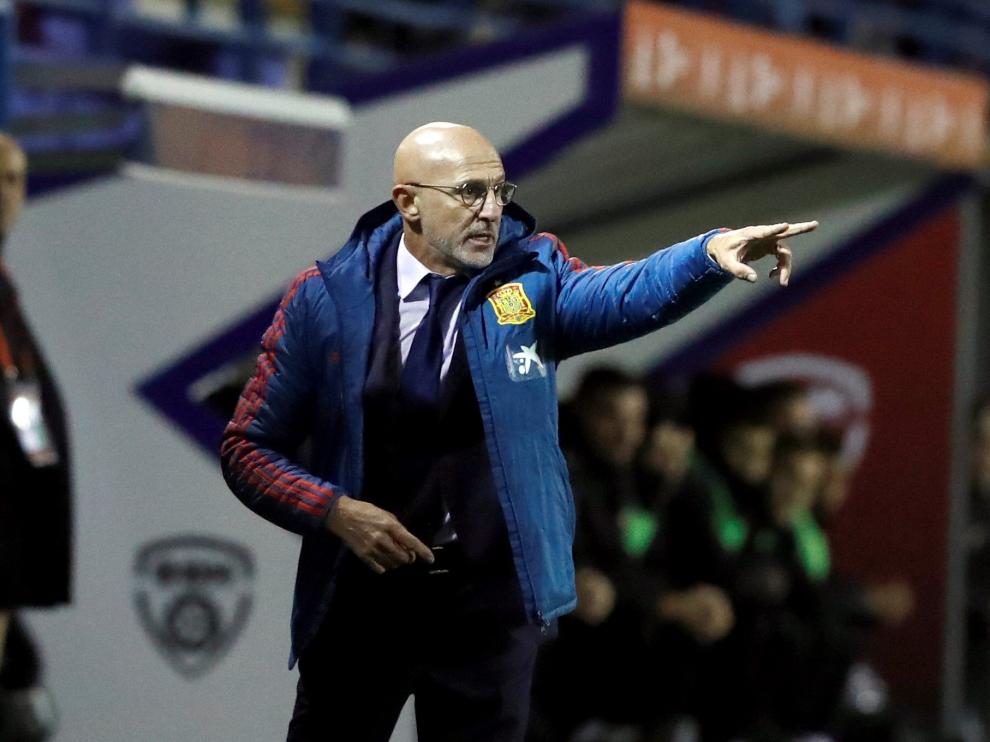 El entrenador de la selección de futbol sub-21, Luis de la Fuente.