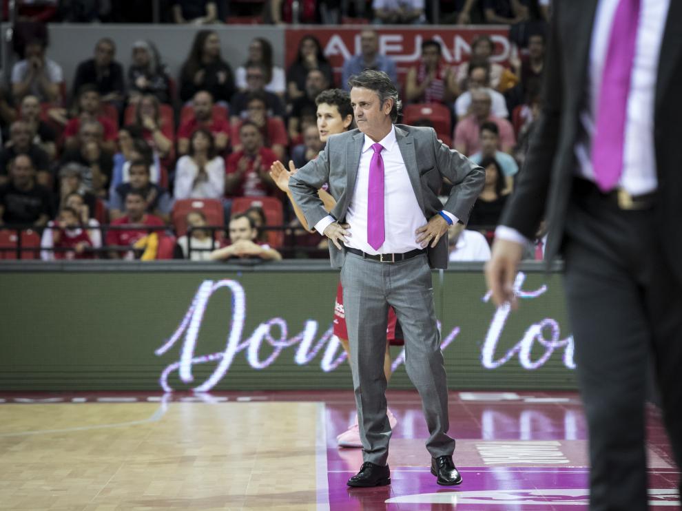 El entrenador del Casademont Zaragoza, Porfirio Fisac
