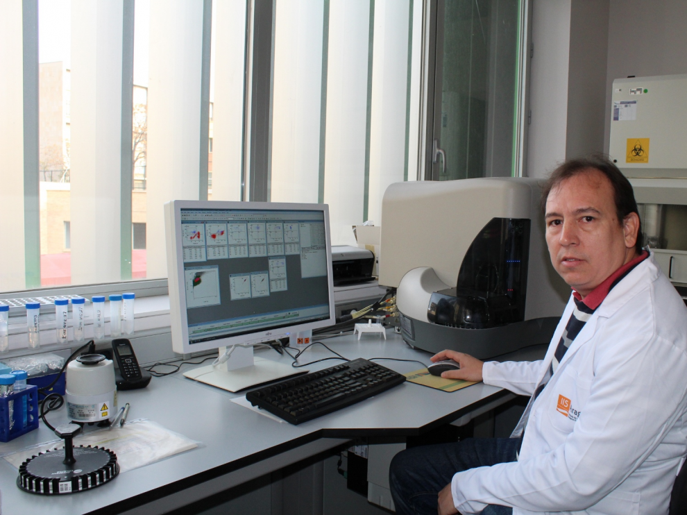 El investigador aragonés Ariel Ramírez-Labrada.