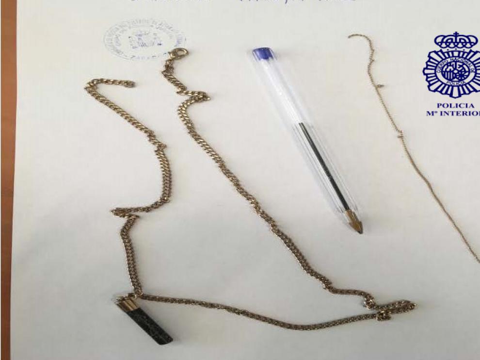 cadenas de oro recuperadas