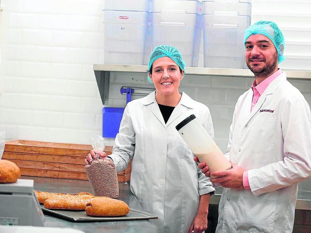 Elisa Luengo y Guillermo Saldaña, investigadores que lideran el I+D+i de Panishop.
