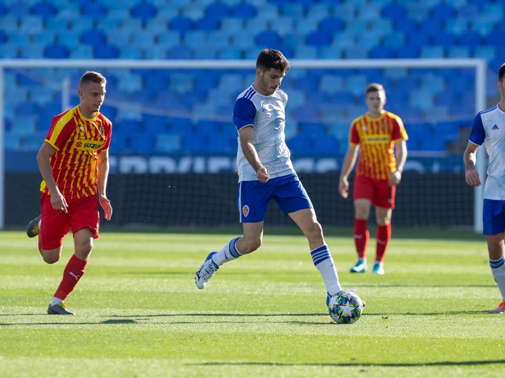 Imagen del encuentro entre Real Zaragoza y Korona Kielce.