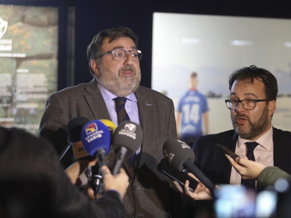 Manolo Torres y Pedro Camarero, el pasado 26 de noviembre.