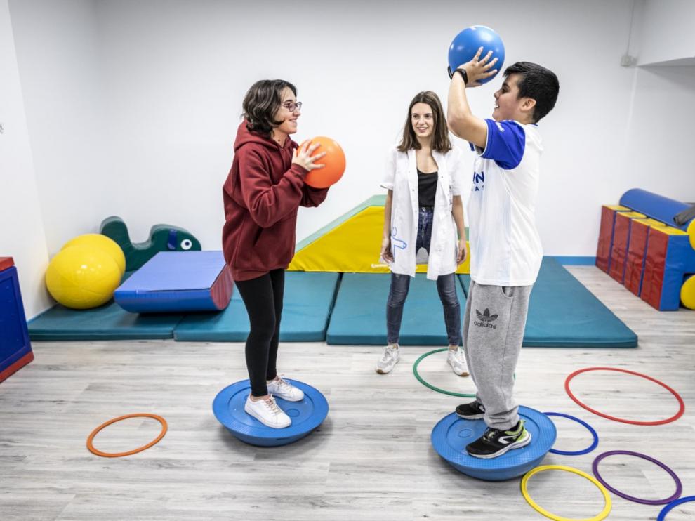 Nuevas salas de fisio y musicoterapia en el centro asistencial de Aspanoa en Zaragoza