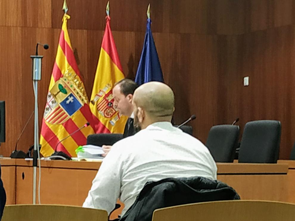 El acusado, durante el juicio celebrado este viernes en la Audiencia Provincial.
