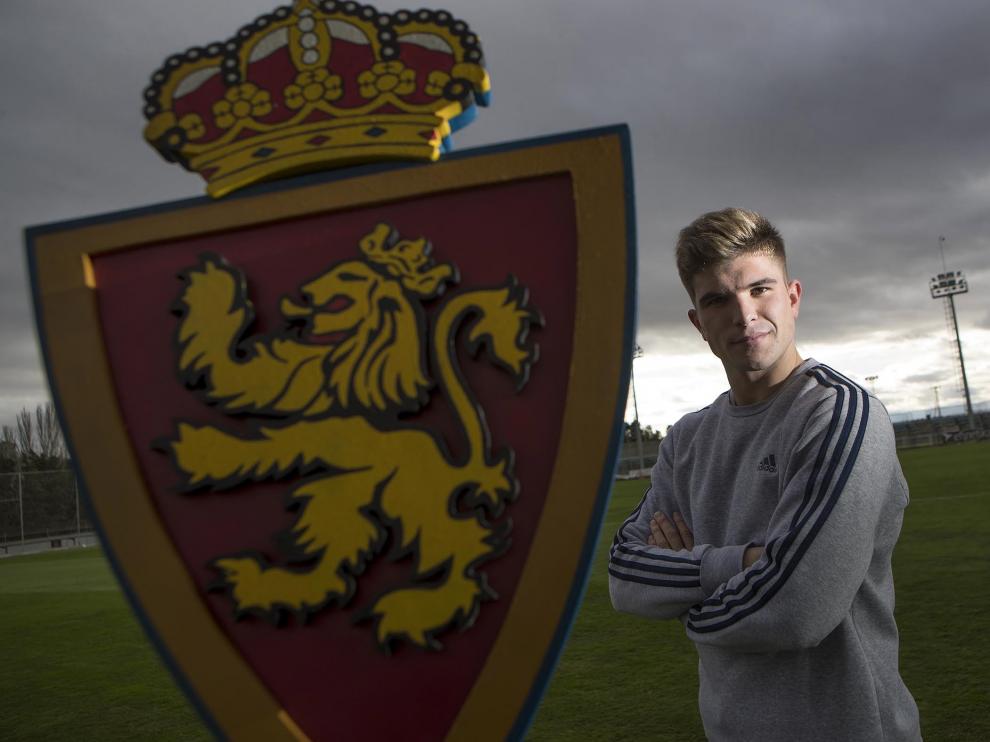Raúl Guti, posando en la Ciudad Deportiva.