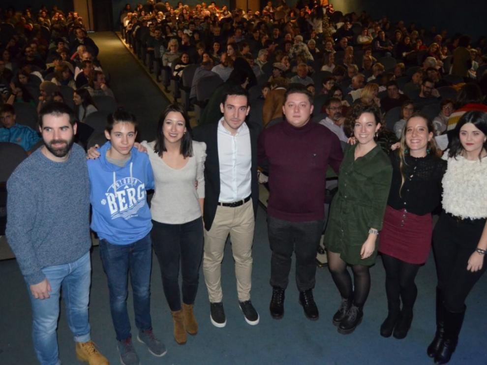 Javier Mur, Guillén Abad, Verónica Castro, David Lorenzo y el resto del equipo del documental.