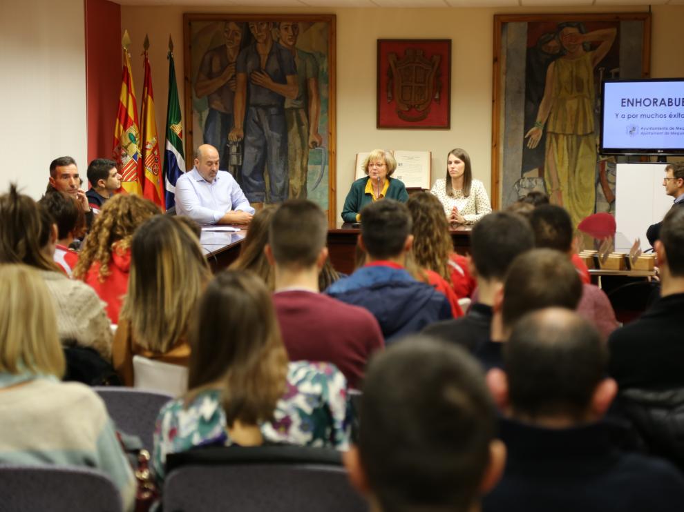 Entrega de los galardones por los méritos deportivos de Mequinenza.