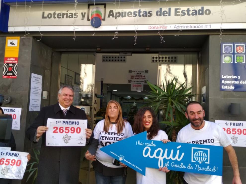La administración número 1 de Salou, donde se ha despachado el Gordo.