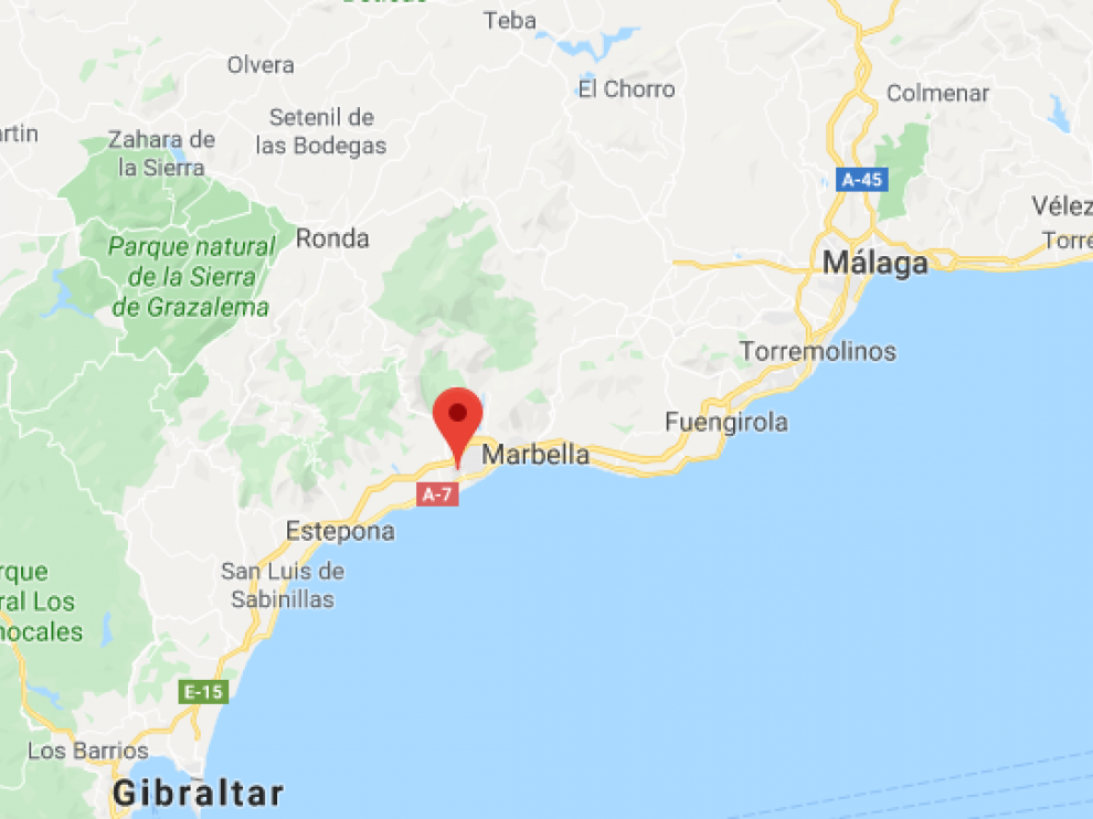 El conductor circulaba por la A-7, en el interior del túnel de San Pedro Alcántara,
