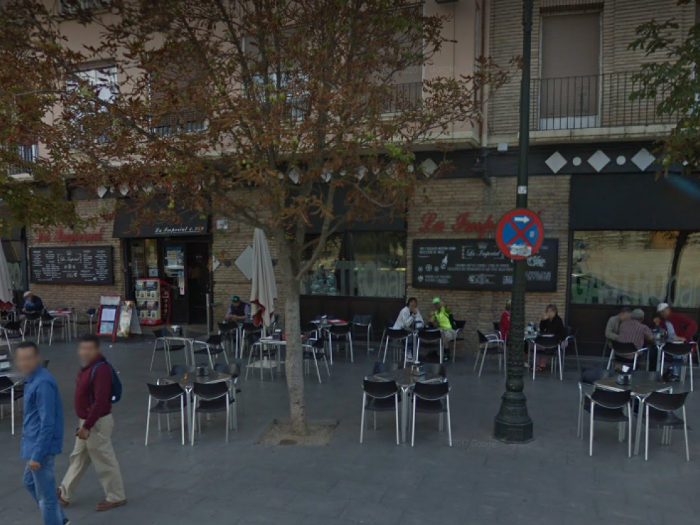 Cafetería La Imperial, en Zaragoza.