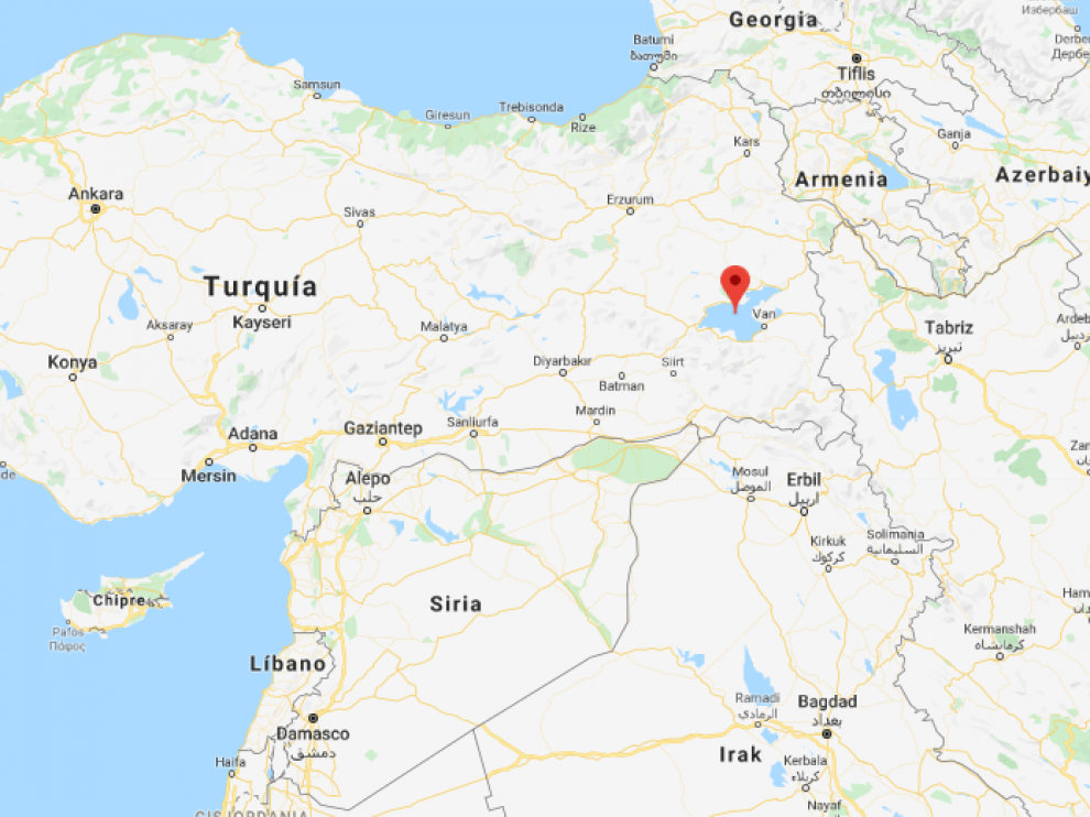 Ocurrió en el lago de Van, en el este de Turquía.