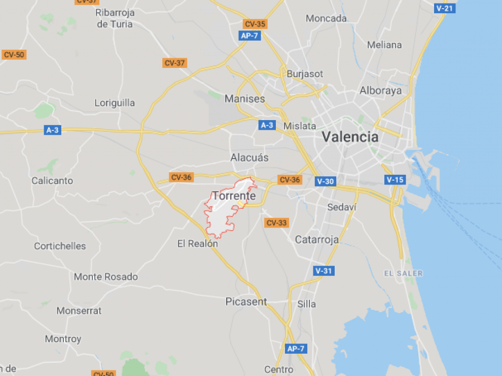 El suceso tuvo lugar en la localidad valenciana de Torrent.