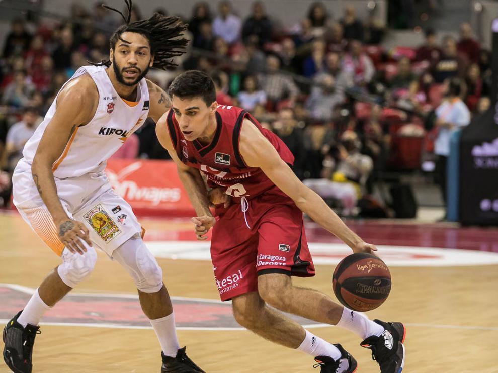 Partido de Casademont Zaragoza contra el Baskonia.