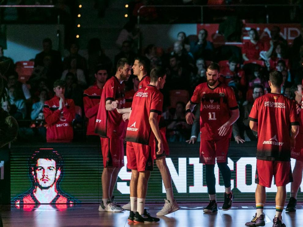 Partido de Casademont Zaragoza contra el Baskonia.