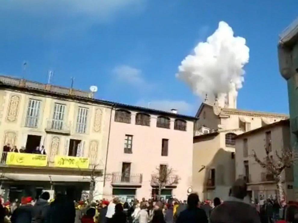 Explosión de pirotecnia en una localidad de Barcelona