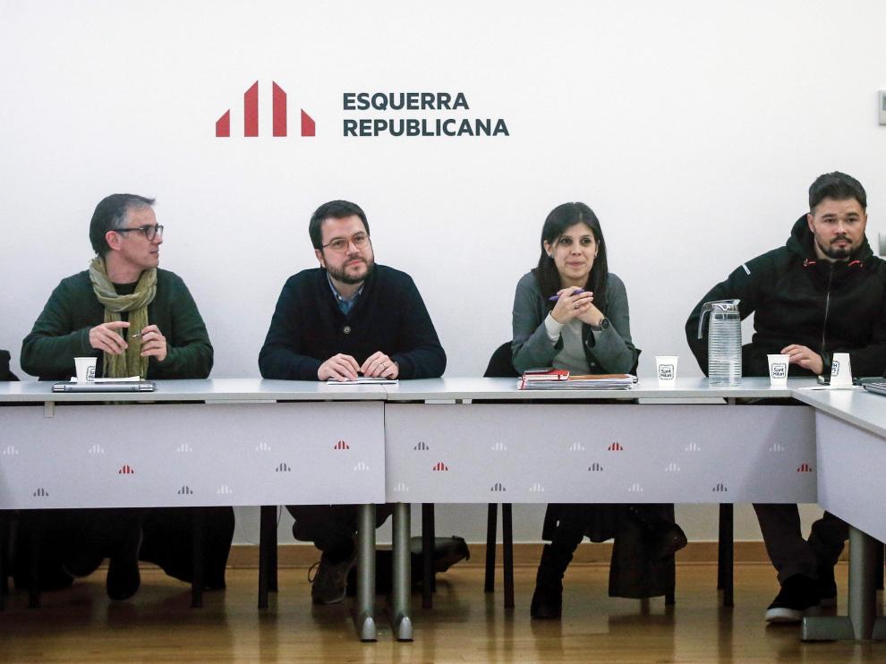 Reunión de la Ejecutiva de ERC este lunes