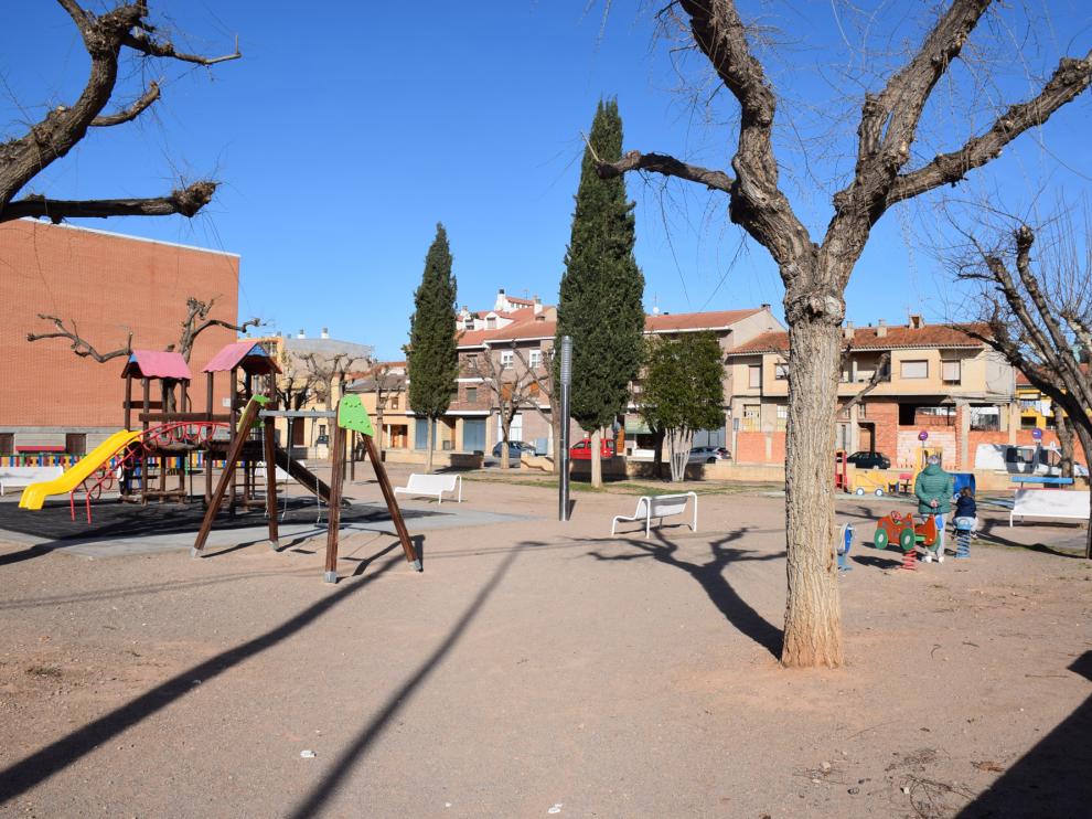 Estado actual del parque Tenerías de La Almunia