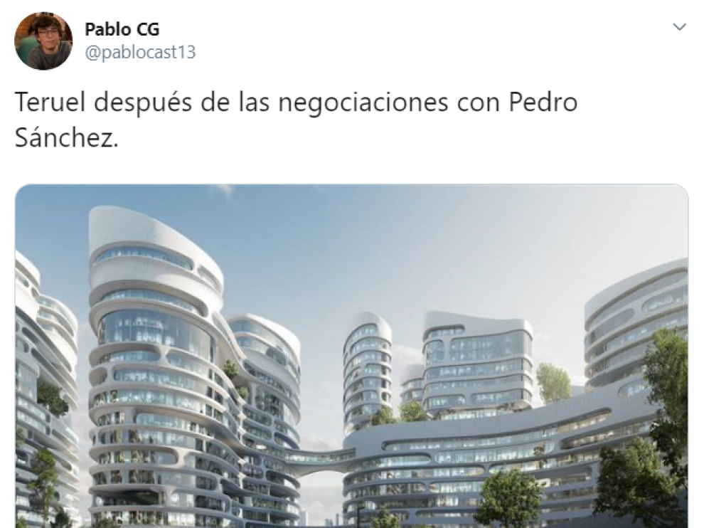 Las redes se llenan de memes tras el sí de Teruel Existe a la investidura de Sánchez.
