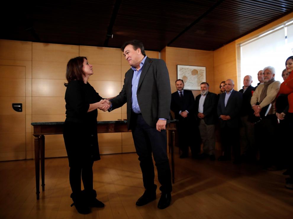 Teruel Existe firma el pacto de investidura con el PSOE