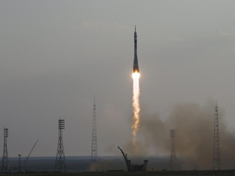 Un misión lanzada hacia la Estación Espacial Internacional.