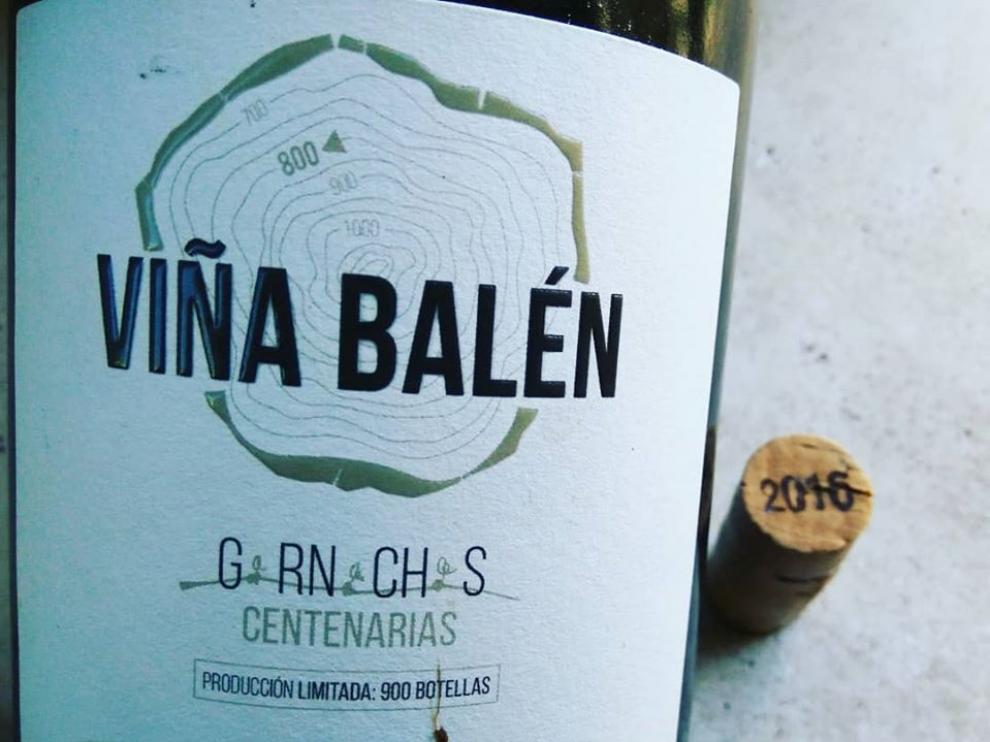 Etiqueta de la botella del vino Viña Balén 2016.